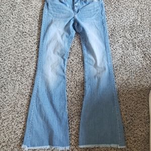 Flare light wash jeans 28